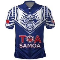 Super Toa Samoa Rugby Custom Polo Shirt Warrior Spirit LT05