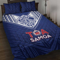 Super Toa Samoa Rugby Quilt Bed Set Warrior Spirit LT05