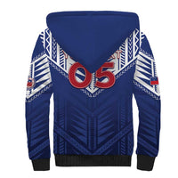 Super Toa Samoa Rugby Custom Sherpa Hoodie Warrior Spirit LT05