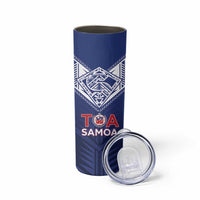 Super Toa Samoa Rugby Custom Skinny Tumbler Warrior Spirit LT05