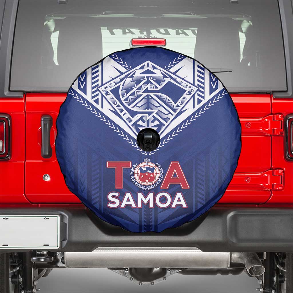 Super Toa Samoa Rugby Spare Tire Cover Warrior Spirit LT05