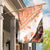 Hawaiian Tapa Garden Flag Traditional Vintage Pattern Orange LT05 House Flag Orange - Polynesian Pride