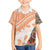 Hawaiian Tapa Kid Hawaiian Shirt Traditional Vintage Pattern Orange LT05 Kid Orange - Polynesian Pride