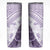 Hawaiian Tapa Skinny Tumbler Traditional Vintage Pattern Violet