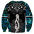 New Zealand Aotearoa Sweatshirt Maori Taniwha Paua Shell