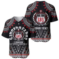 Personalised Samoa Black Saturday Baseball Jersey Samoa For Samoans LT05 - Polynesian Pride
