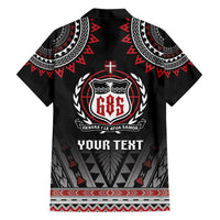 Personalised Samoa Black Saturday Family Matching Long Sleeve Bodycon Dress and Hawaiian Shirt Samoa For Samoans