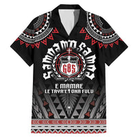 Personalised Samoa Black Saturday Family Matching Mermaid Dress and Hawaiian Shirt Samoa For Samoans