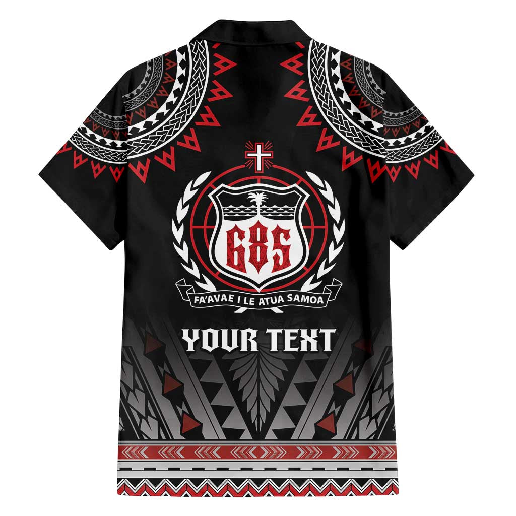 Personalised Samoa Black Saturday Family Matching Tank Maxi Dress and Hawaiian Shirt Samoa For Samoans