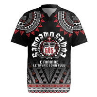 Personalised Samoa Black Saturday Rugby Jersey Samoa For Samoans LT05 Black - Polynesian Pride
