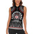 Personalised Samoa Black Saturday Women Sleeveless Polo Shirt Samoa For Samoans