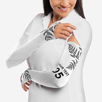 Custom New Zealand Football Arm Sleeves Aotearoa Pride - Polynesian Pride