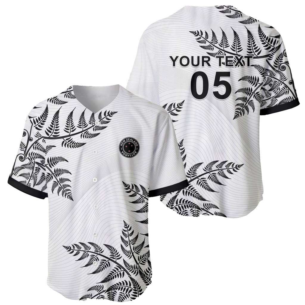 Custom New Zealand Football Baseball Jersey Aotearoa Pride - Polynesian Pride