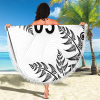 Custom New Zealand Football Beach Blanket Aotearoa Pride - Polynesian Pride
