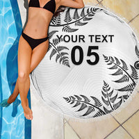 Custom New Zealand Football Beach Blanket Aotearoa Pride - Polynesian Pride