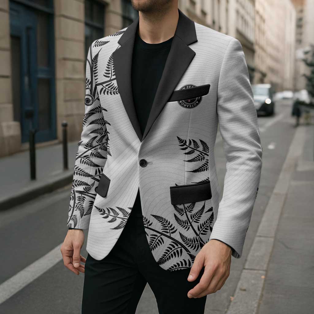 Custom New Zealand Football Blazer Aotearoa Pride - Polynesian Pride