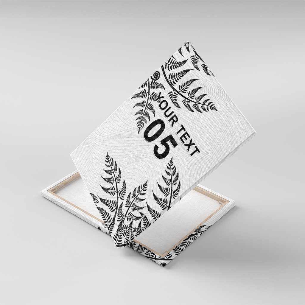 Custom New Zealand Football Canvas Wall Art Aotearoa Pride - Polynesian Pride