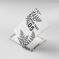 Custom New Zealand Football Canvas Wall Art Aotearoa Pride - Polynesian Pride