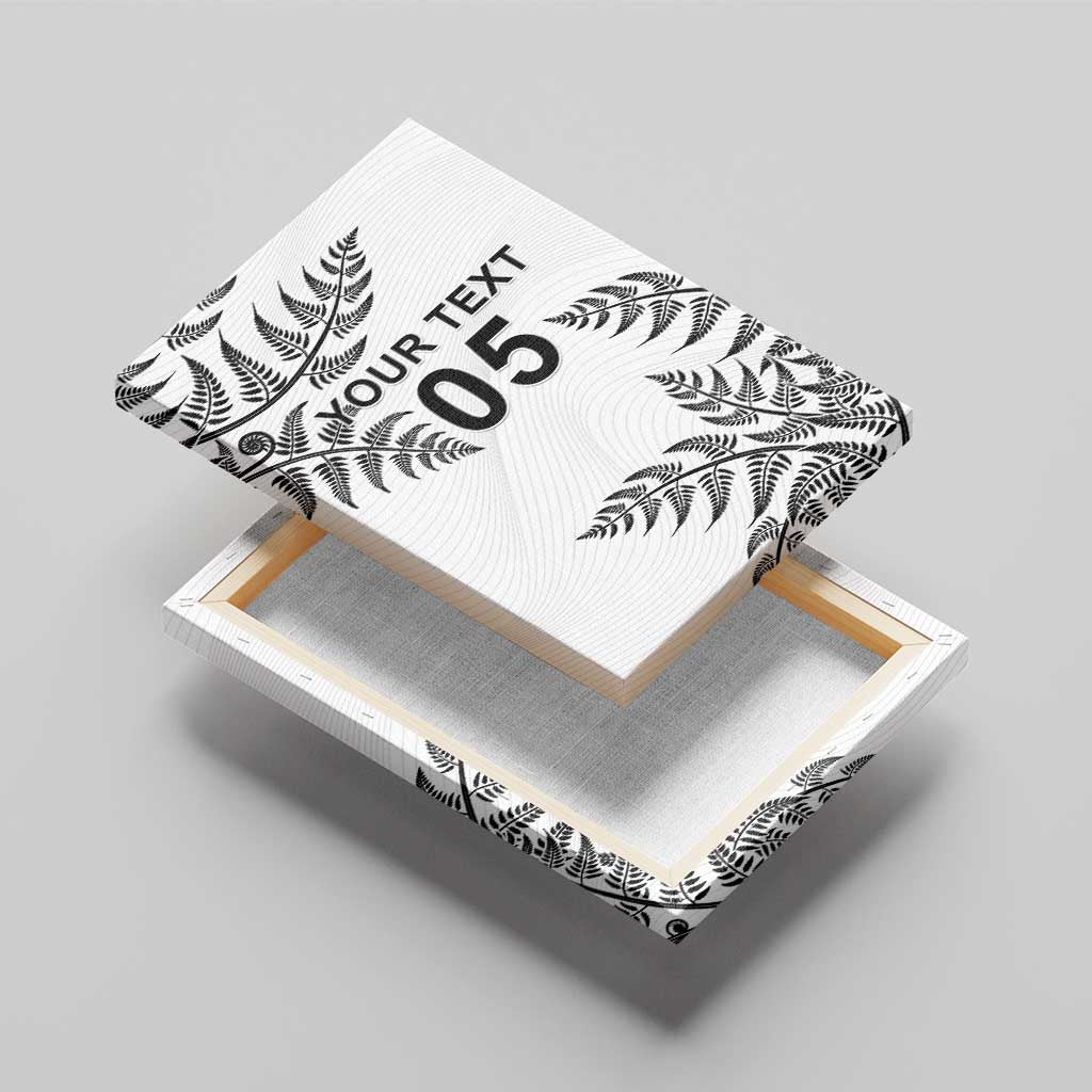 Custom New Zealand Football Canvas Wall Art Aotearoa Pride - Polynesian Pride