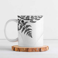 Custom New Zealand Football Ceramic Mug Aotearoa Pride - Polynesian Pride