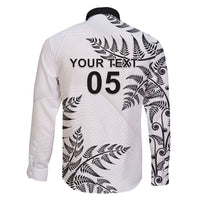 Custom New Zealand Football Family Matching Off Shoulder Short Dress and Hawaiian Shirt Aotearoa Pride - Polynesian Pride