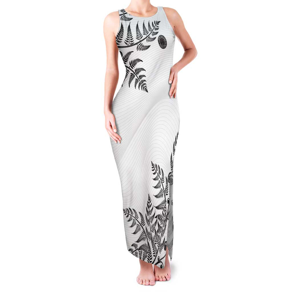 Custom New Zealand Football Family Matching Tank Maxi Dress and Hawaiian Shirt Aotearoa Pride - Polynesian Pride