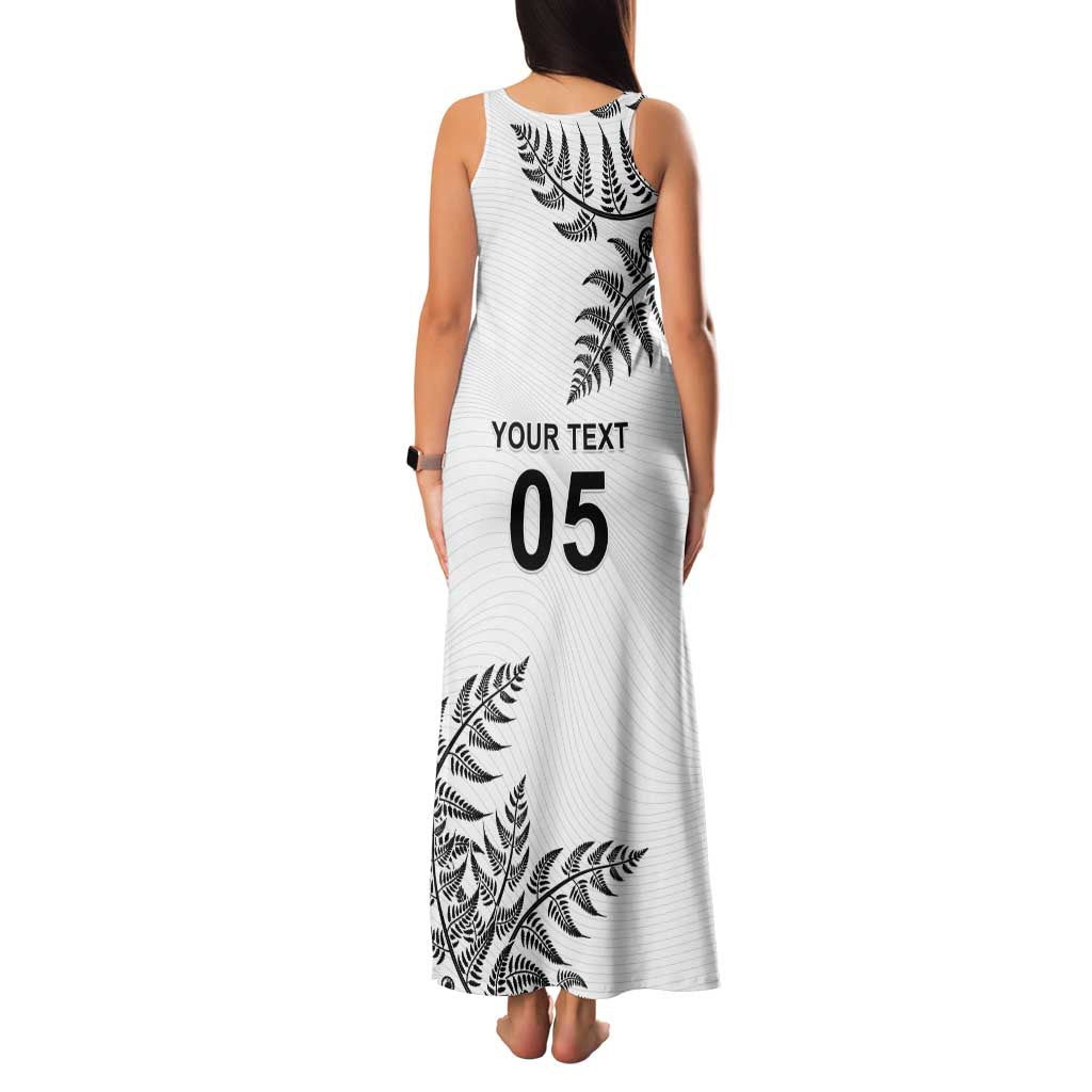Custom New Zealand Football Family Matching Tank Maxi Dress and Hawaiian Shirt Aotearoa Pride - Polynesian Pride