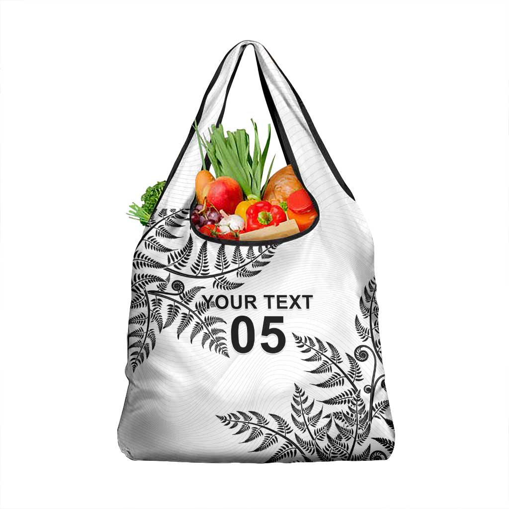 Custom New Zealand Football Grocery Bag Aotearoa Pride - Polynesian Pride