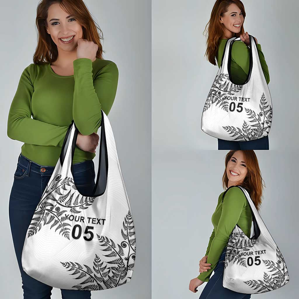 Custom New Zealand Football Grocery Bag Aotearoa Pride - Polynesian Pride