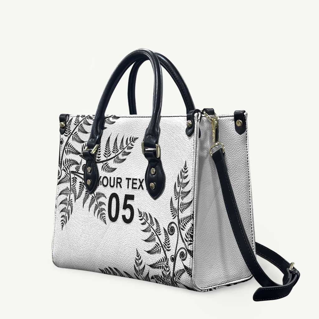 Custom New Zealand Football Leather Bag Aotearoa Pride - Polynesian Pride