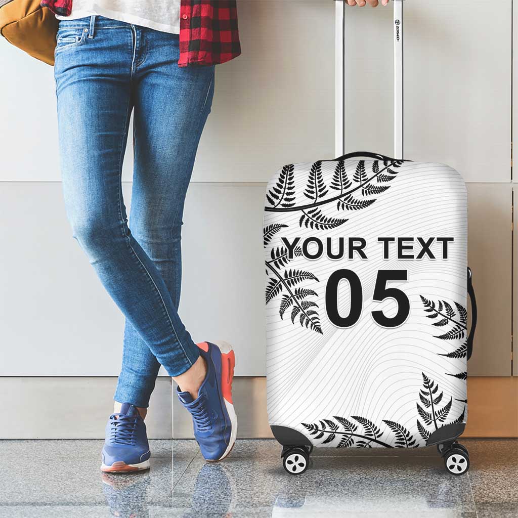 Custom New Zealand Football Luggage Cover Aotearoa Pride - Polynesian Pride