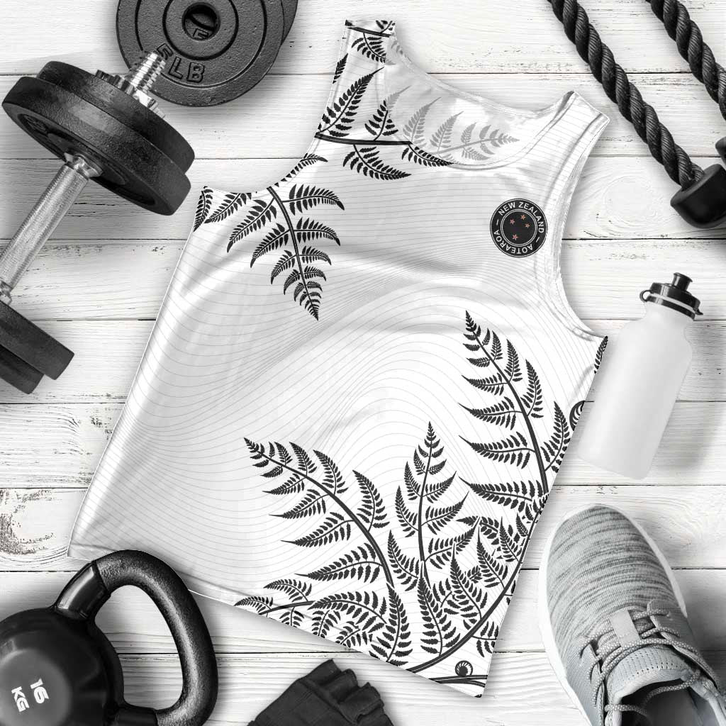 Custom New Zealand Football Men Tank Top Aotearoa Pride - Polynesian Pride