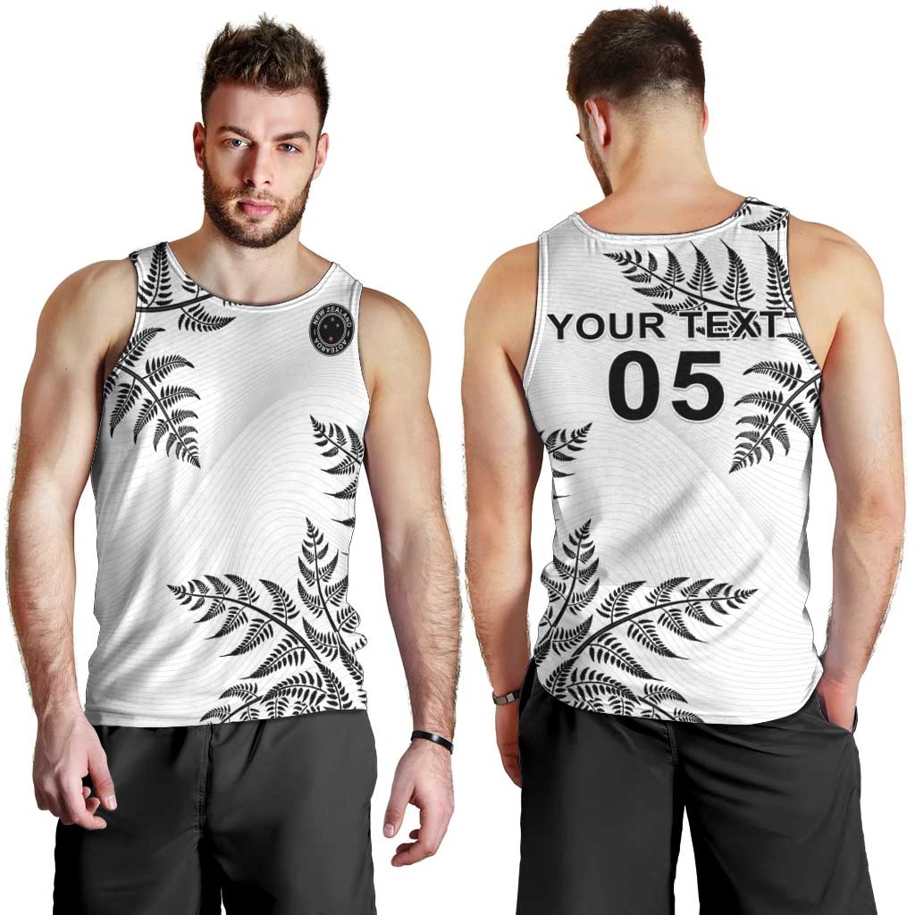 Custom New Zealand Football Men Tank Top Aotearoa Pride - Polynesian Pride