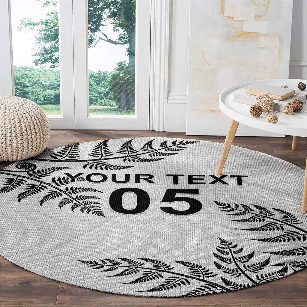 Custom New Zealand Football Round Carpet Aotearoa Pride - Polynesian Pride