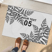 Custom New Zealand Football Rubber Doormat Aotearoa Pride - Polynesian Pride