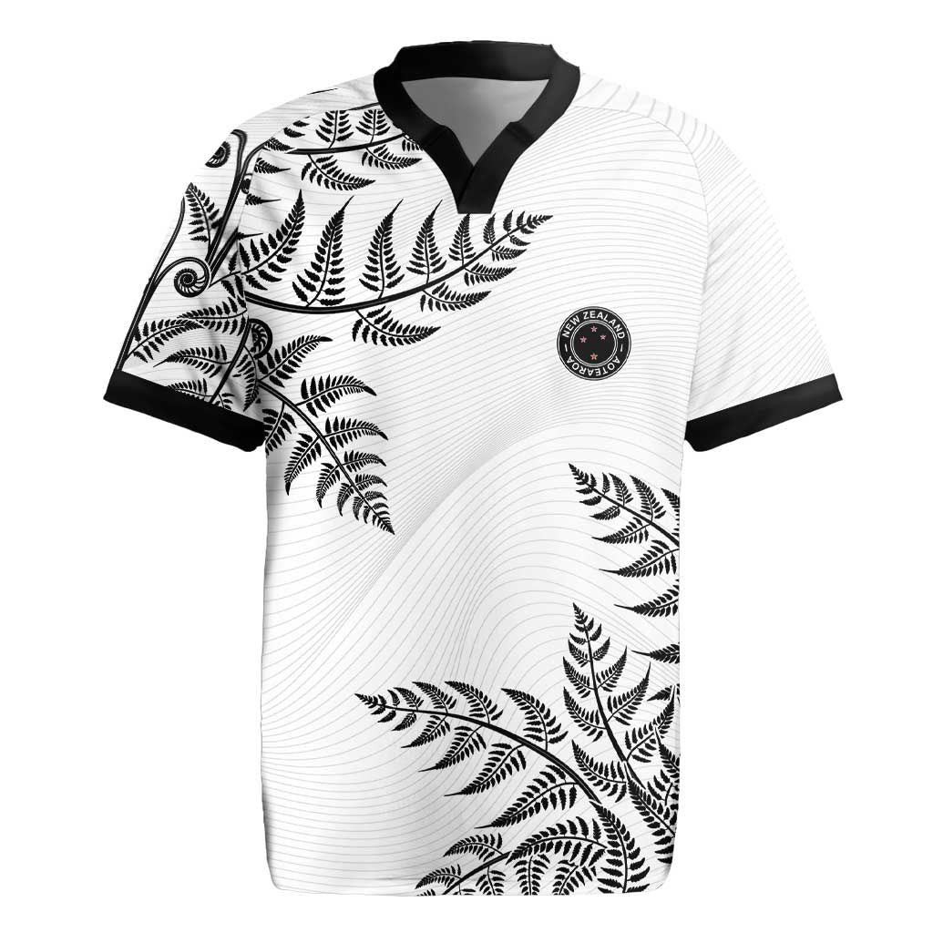 Custom New Zealand Football Rugby Jersey Aotearoa Pride - Polynesian Pride