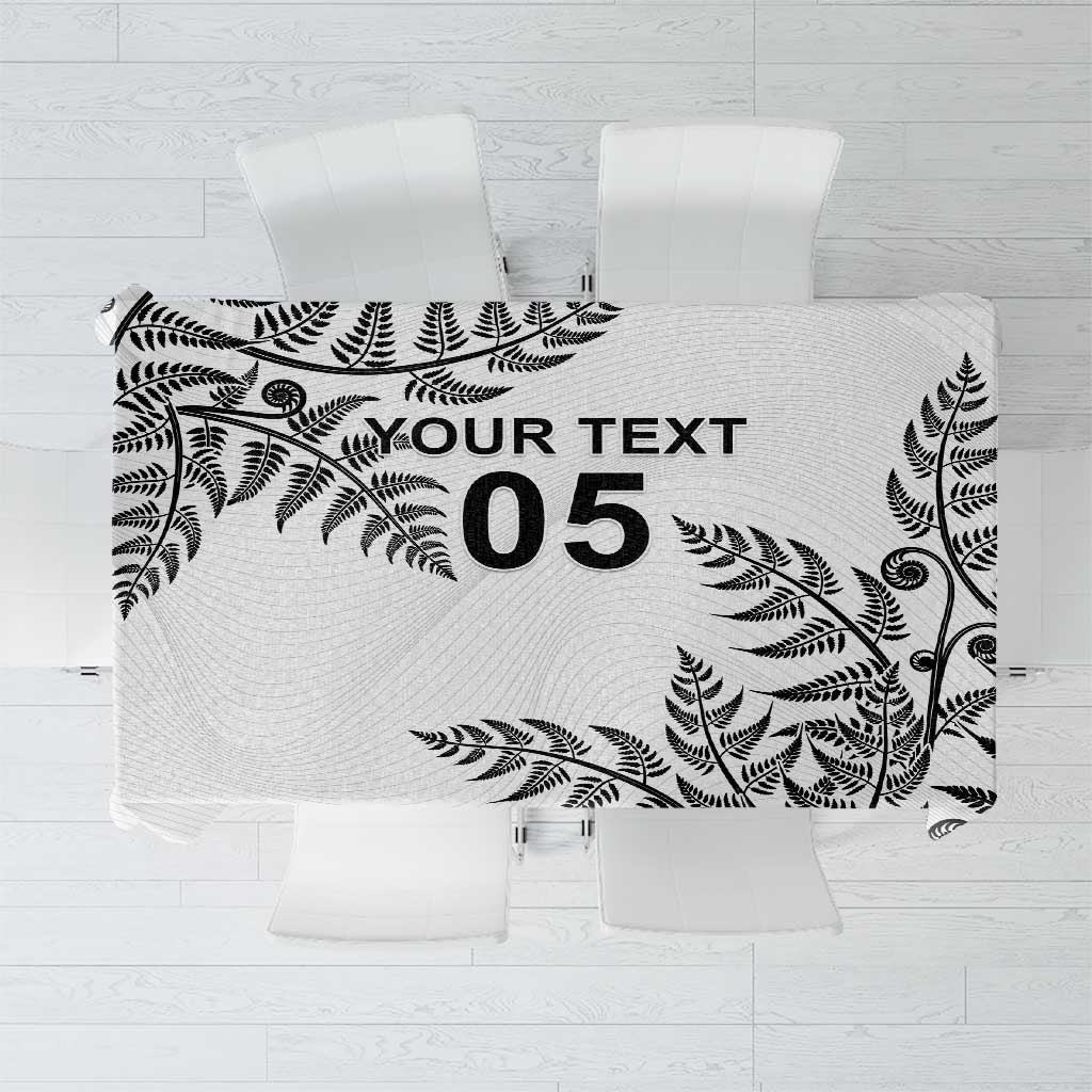 Custom New Zealand Football Tablecloth Aotearoa Pride - Polynesian Pride