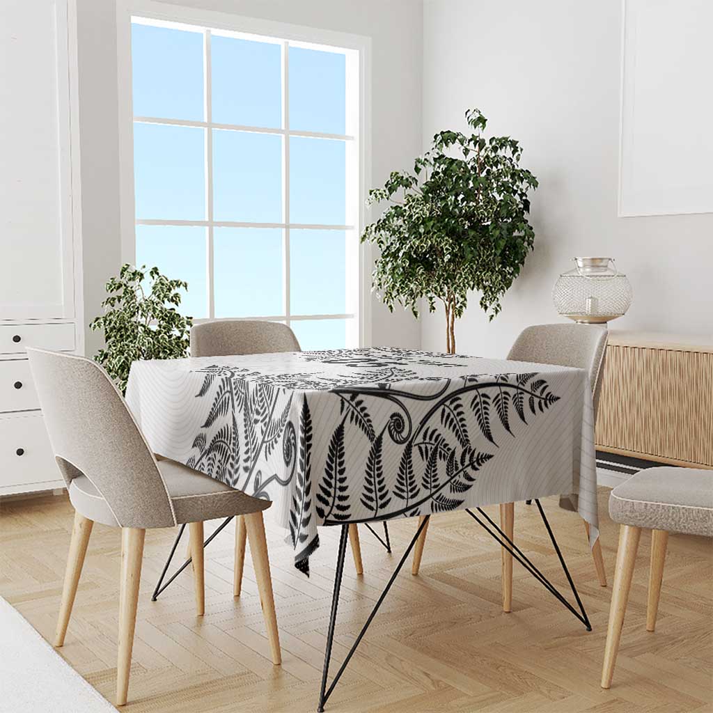 Custom New Zealand Football Tablecloth Aotearoa Pride - Polynesian Pride