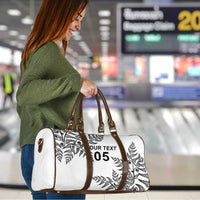 Custom New Zealand Football Travel Bag Aotearoa Pride - Polynesian Pride