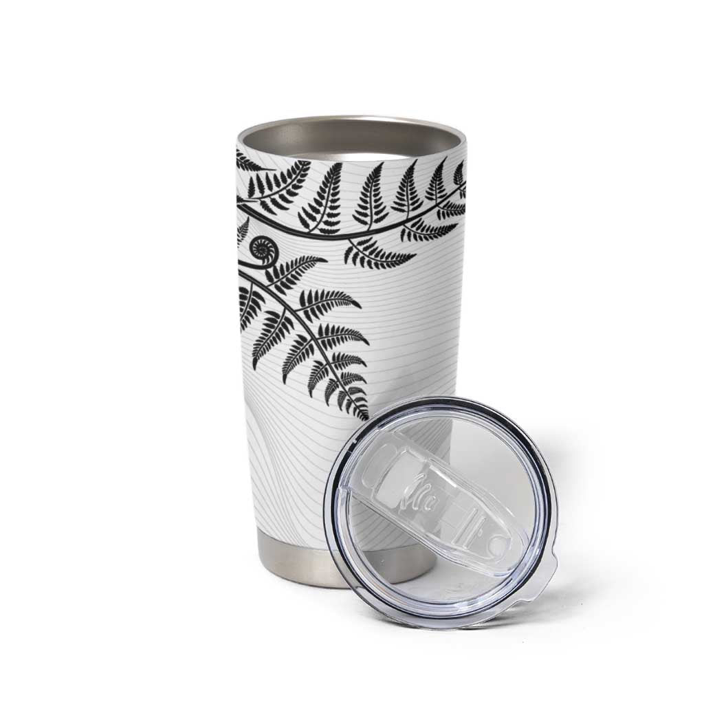 Custom New Zealand Football Tumbler Cup Aotearoa Pride - Polynesian Pride