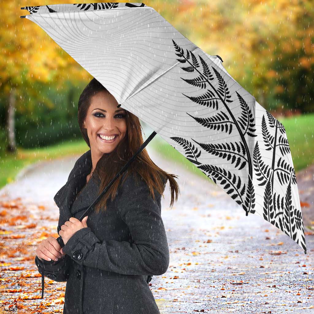 Custom New Zealand Football Umbrella Aotearoa Pride - Polynesian Pride