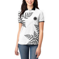 Custom New Zealand Football Women Polo Shirt Aotearoa Pride - Polynesian Pride