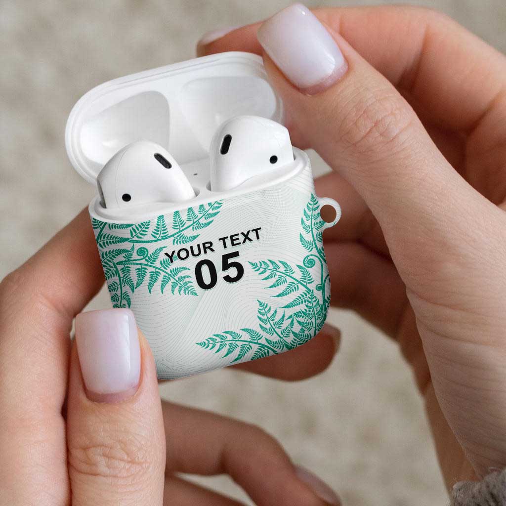 Custom New Zealand Football AirPods Case Aotearoa Pride Aqua Version - Polynesian Pride