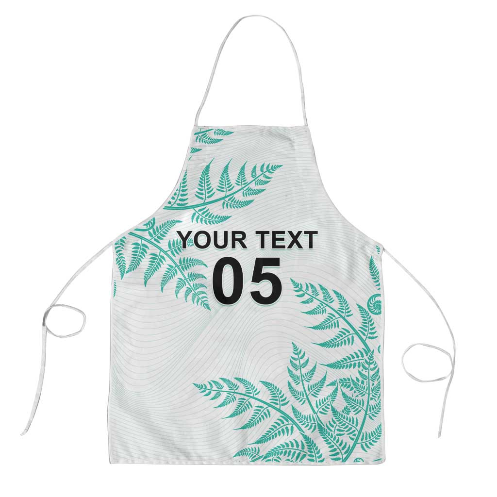 Custom New Zealand Football Apron Aotearoa Pride Aqua Version - Polynesian Pride