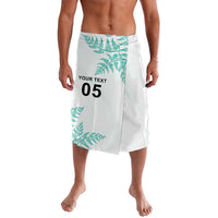 Custom New Zealand Football Lavalava Aotearoa Pride Aqua Version - Polynesian Pride