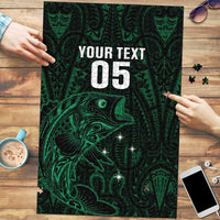 Custom New Zealand Fishing Puzzle Maori Tribal Pattern - Polynesian Pride