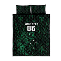 Custom New Zealand Fishing Quilt Bed Set Maori Tribal Pattern - Polynesian Pride