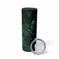 Custom New Zealand Fishing Skinny Tumbler Maori Tribal Pattern - Polynesian Pride