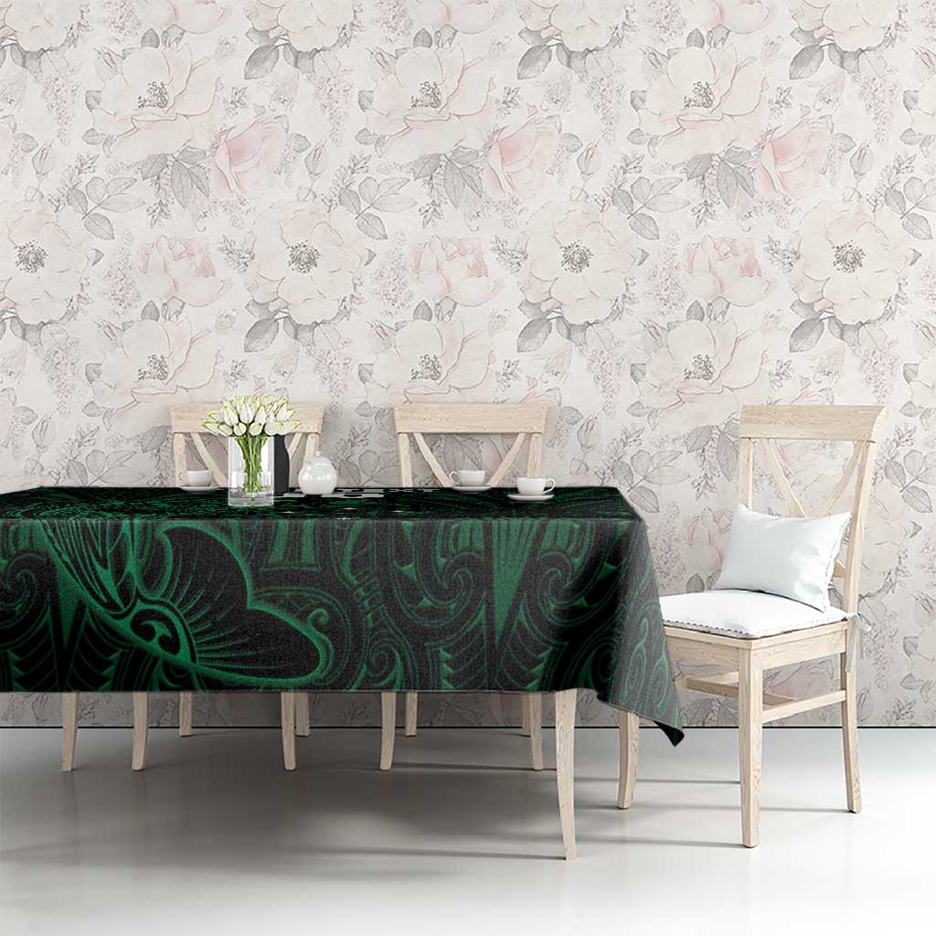 Custom New Zealand Fishing Tablecloth Maori Tribal Pattern - Polynesian Pride