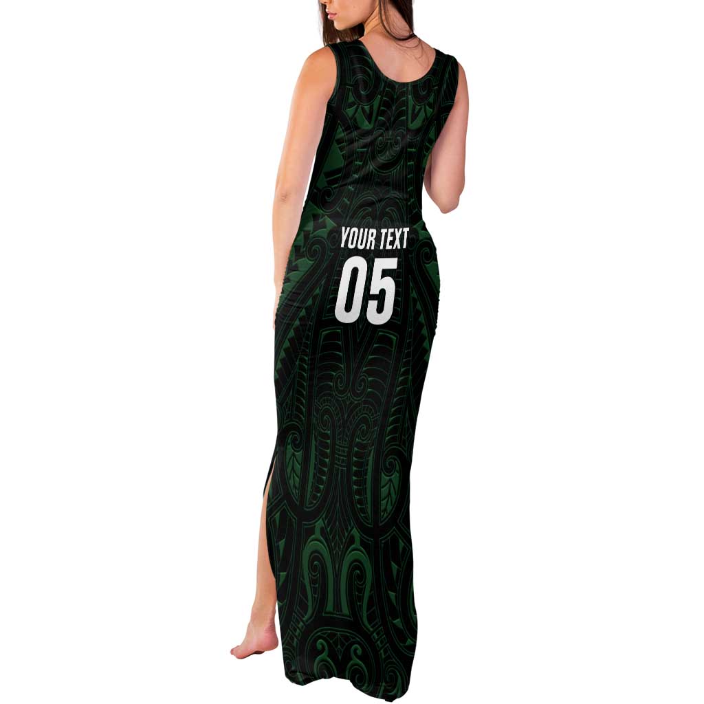 Custom New Zealand Fishing Tank Maxi Dress Maori Tribal Pattern - Polynesian Pride